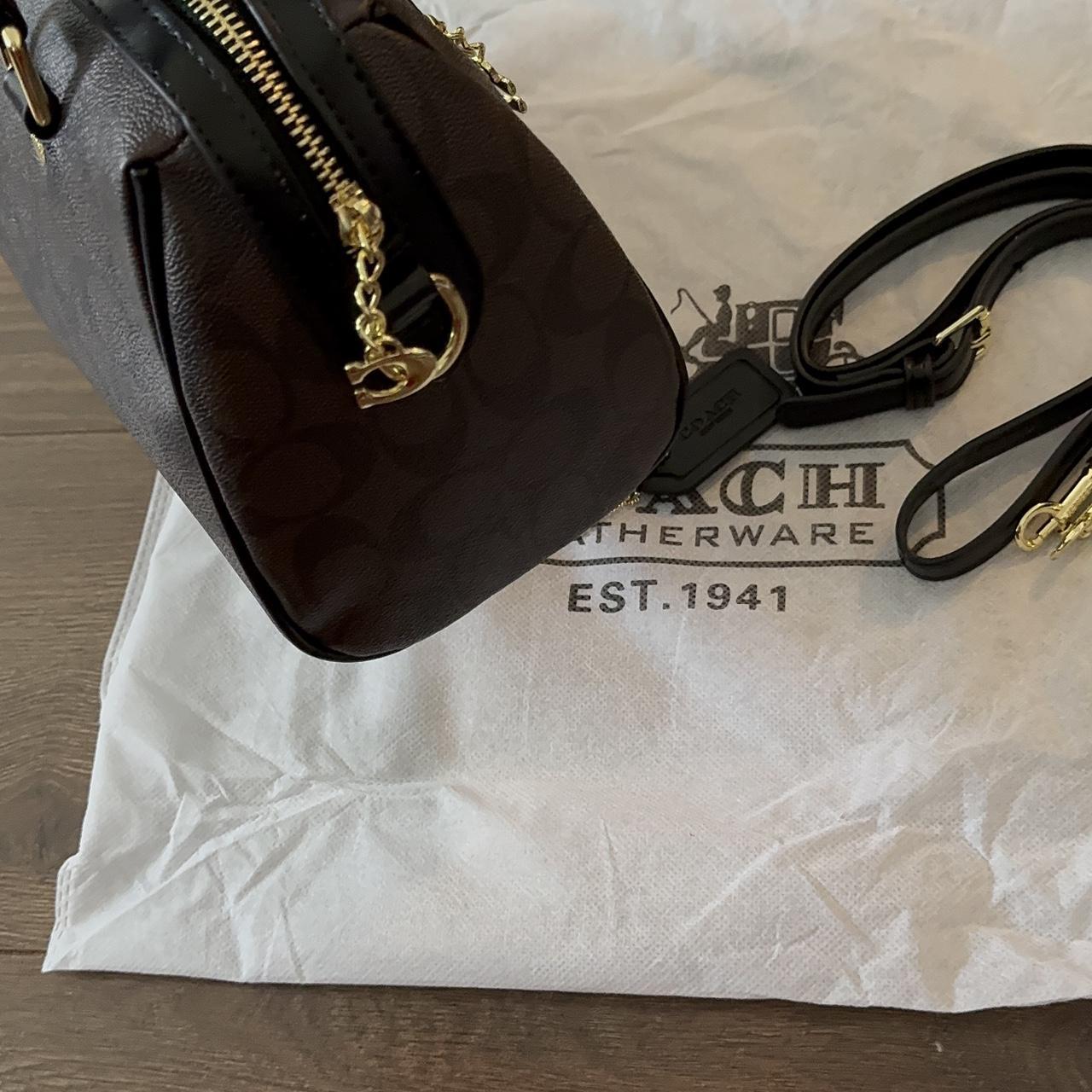 Coach Rowan Satchel Bag in Signature Canvas