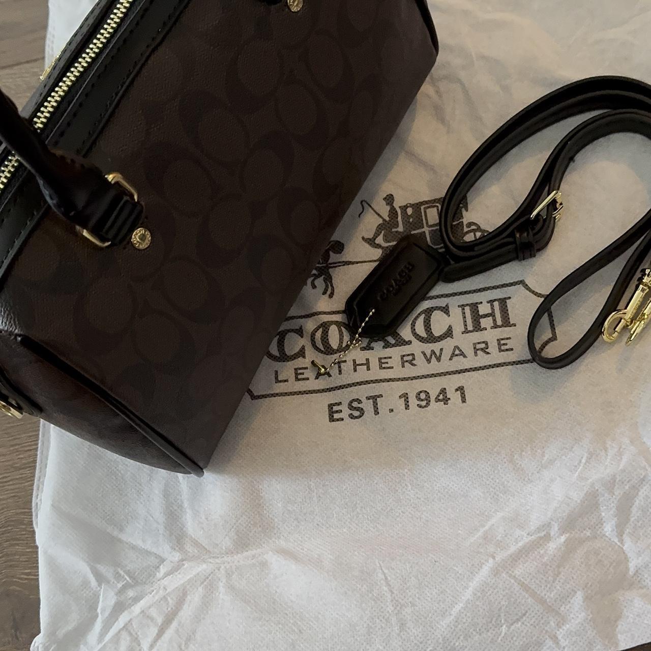 Coach Rowan Satchel Bag in Signature Canvas