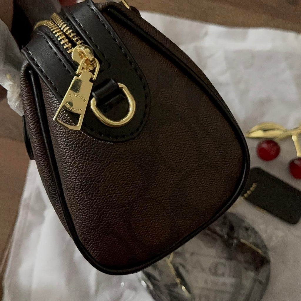 Coach mini rowan bag In signature canvas