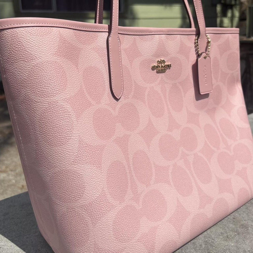 COACH CITY TOTE IN SIGNATURE CANVAS