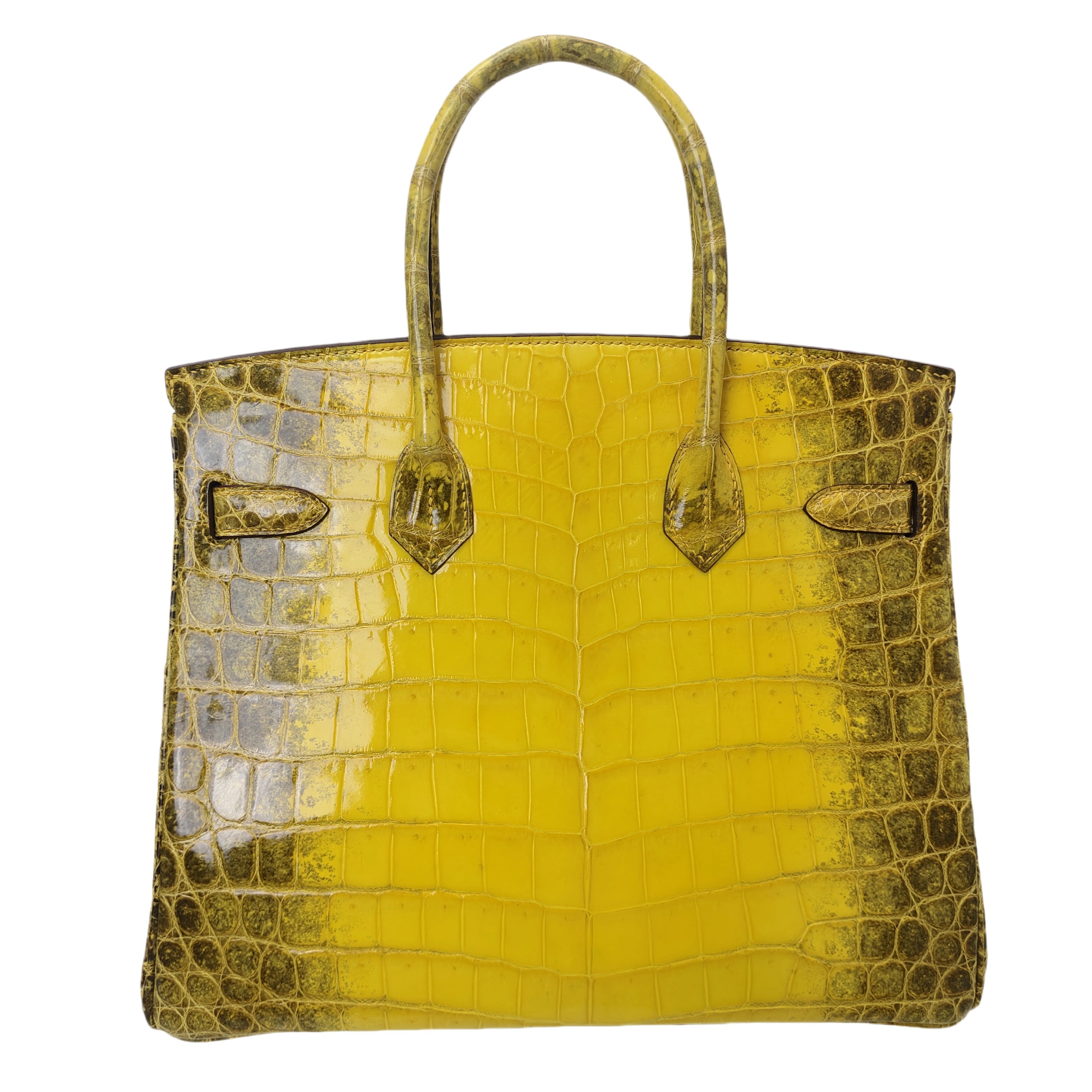 Himalayan-crocodile skin-BK -30 size-100％% handmade