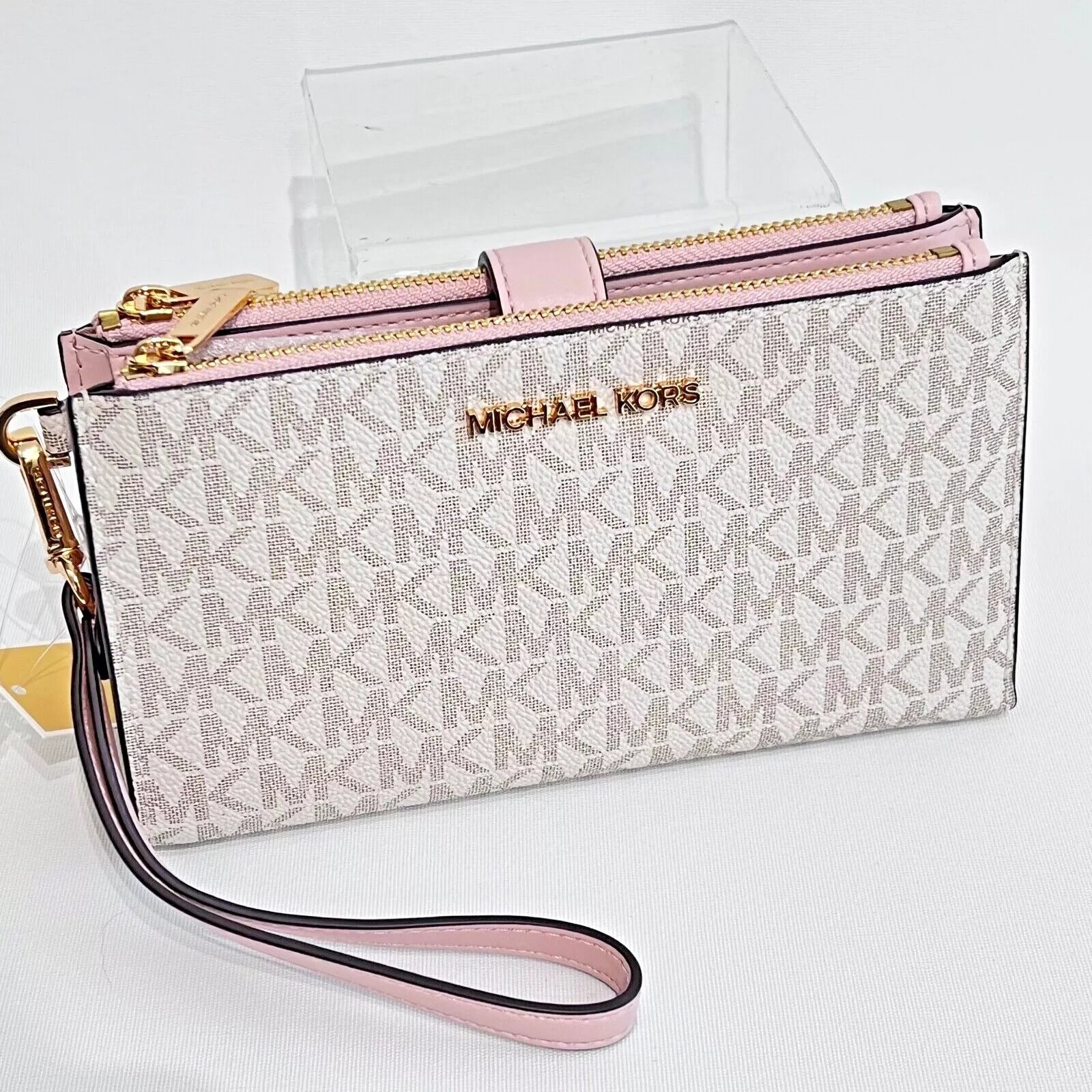Jet Set Carryall XS Tote + Wristlet Set — Powder Blush