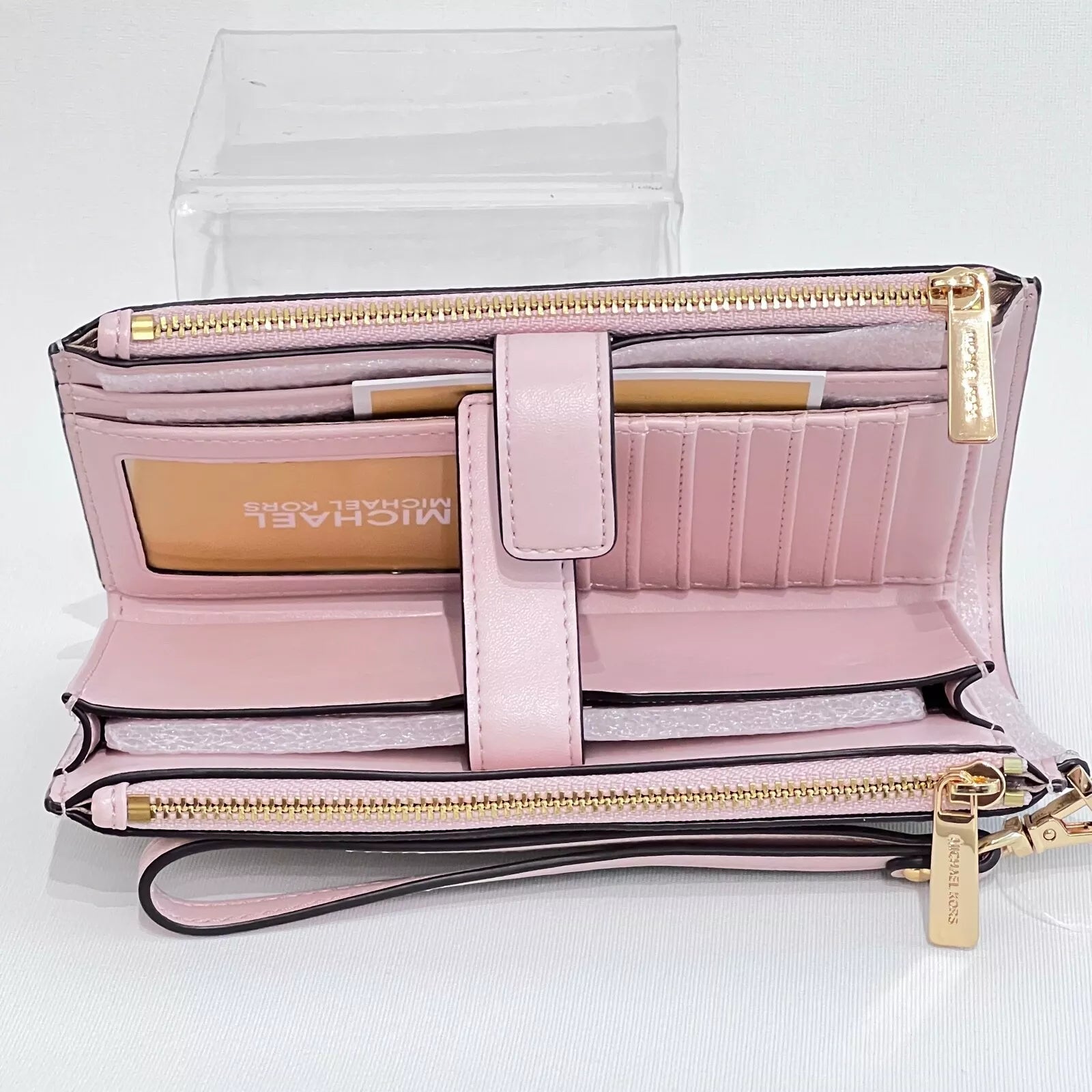 Jet Set Carryall XS Tote + Wristlet Set — Powder Blush
