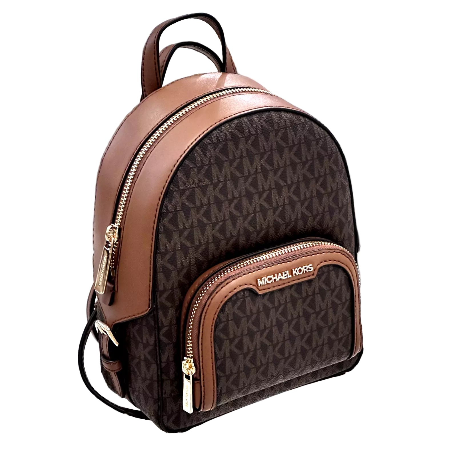 Jaycee XS Convertible Zip Backpack — Brown