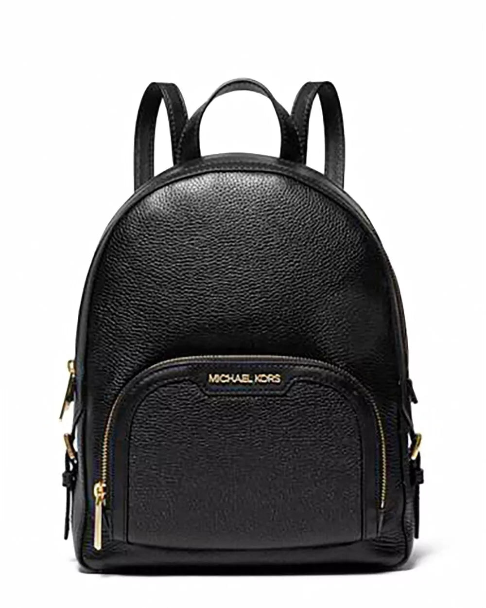 Jaycee Medium Leather Backpack — Black