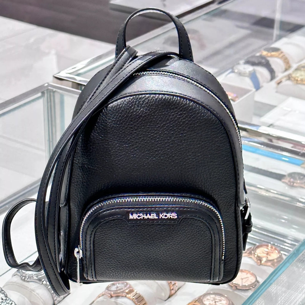 Jaycee XS Convertible Zip Backpack — Black