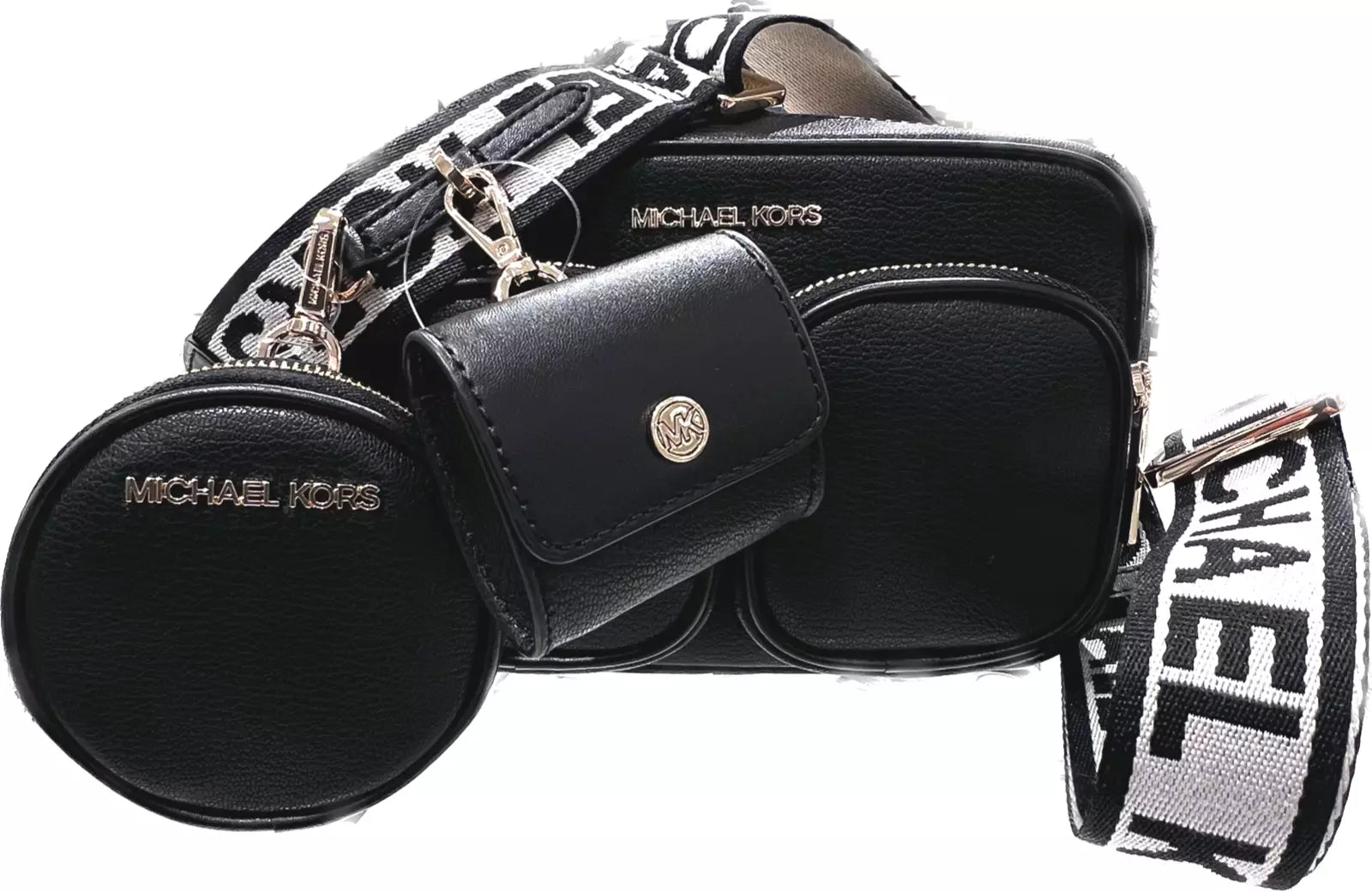 Jet Set Item MD Pocket Crossbody — Black