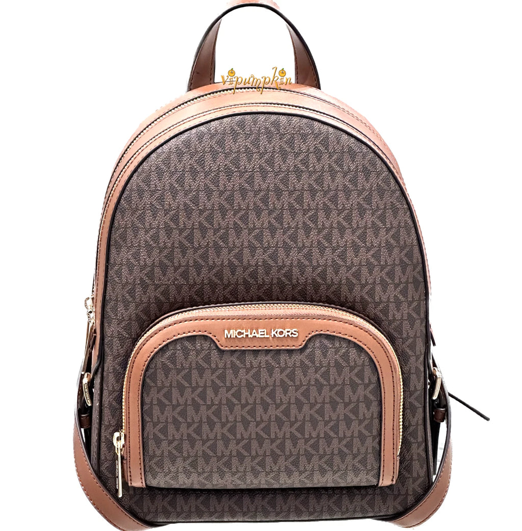 Jaycee Medium Logo Backpack — Luggage Brown