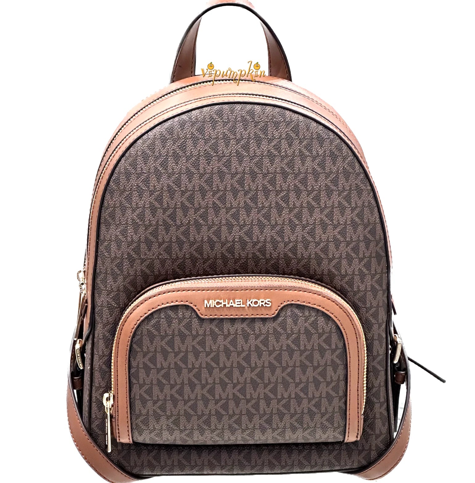 Jaycee Medium Logo Backpack — Luggage Brown