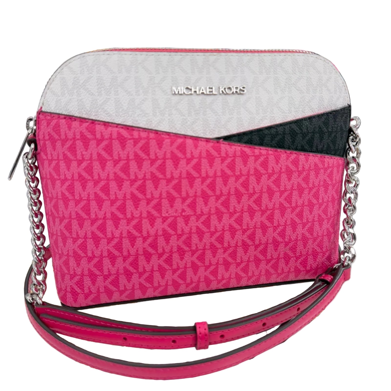 Jet Set Travel Medium Dome Crossbody — Dragonfruit