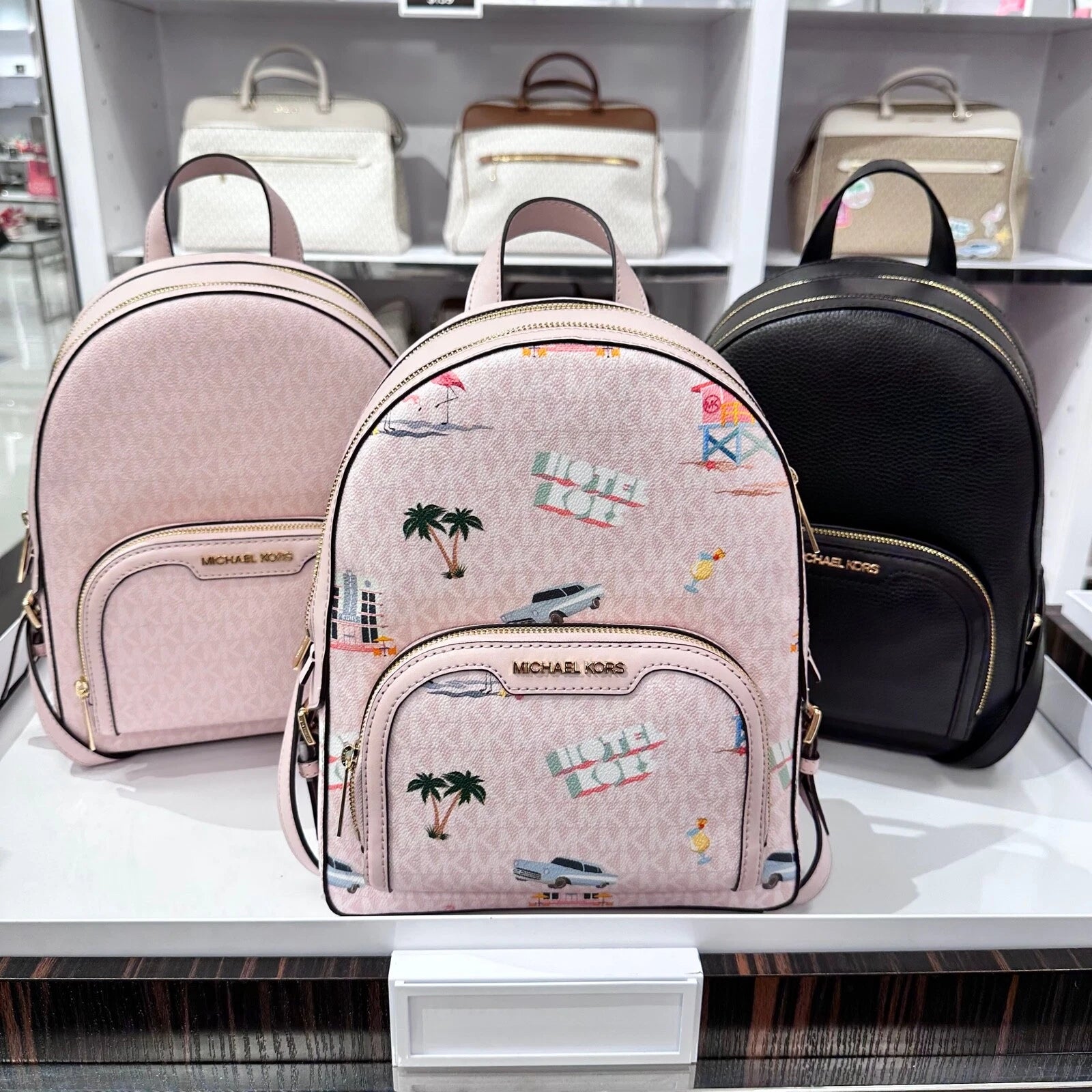 Jaycee Medium Zip Backpack — Multiple Colors
