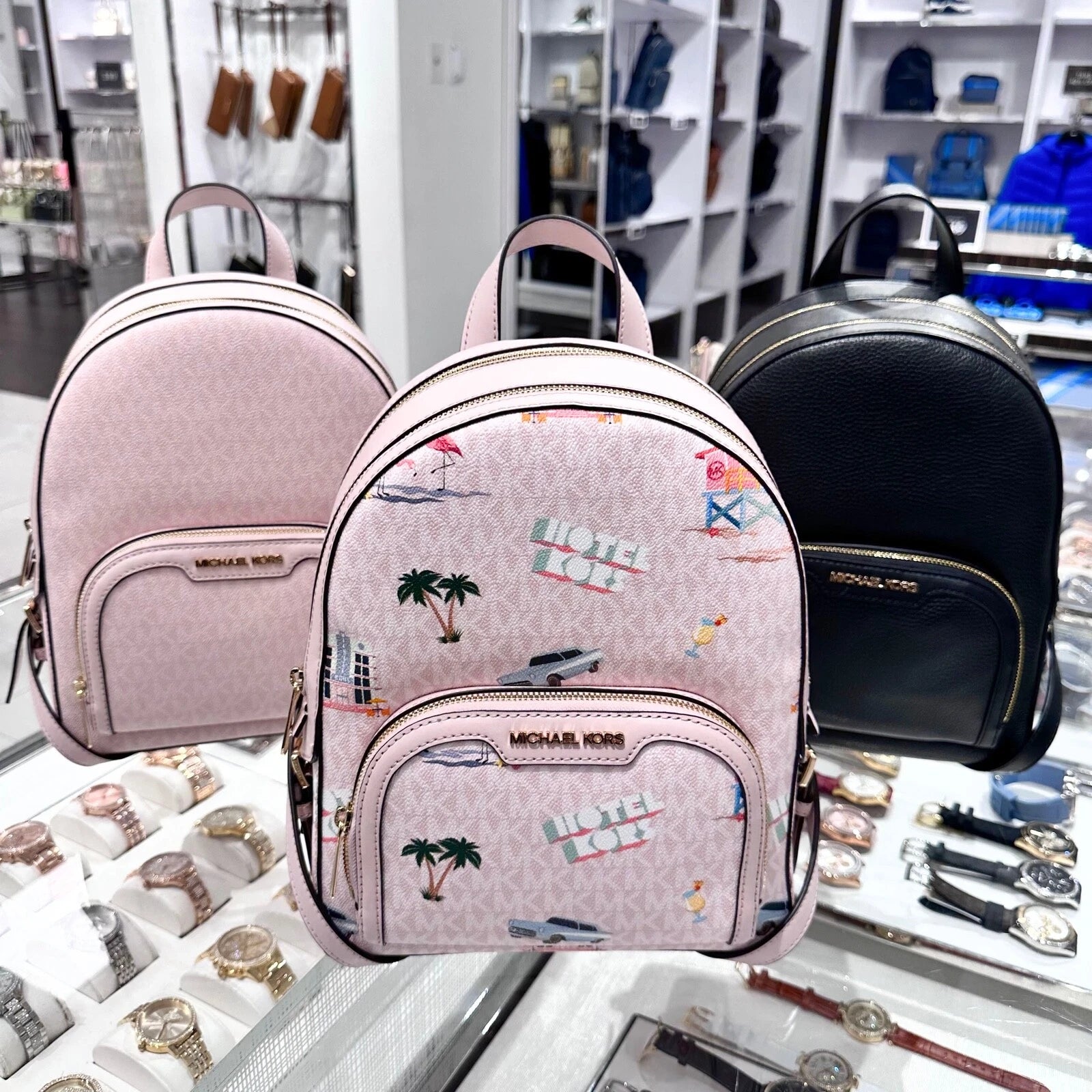 Jaycee Medium Zip Backpack — Multiple Colors