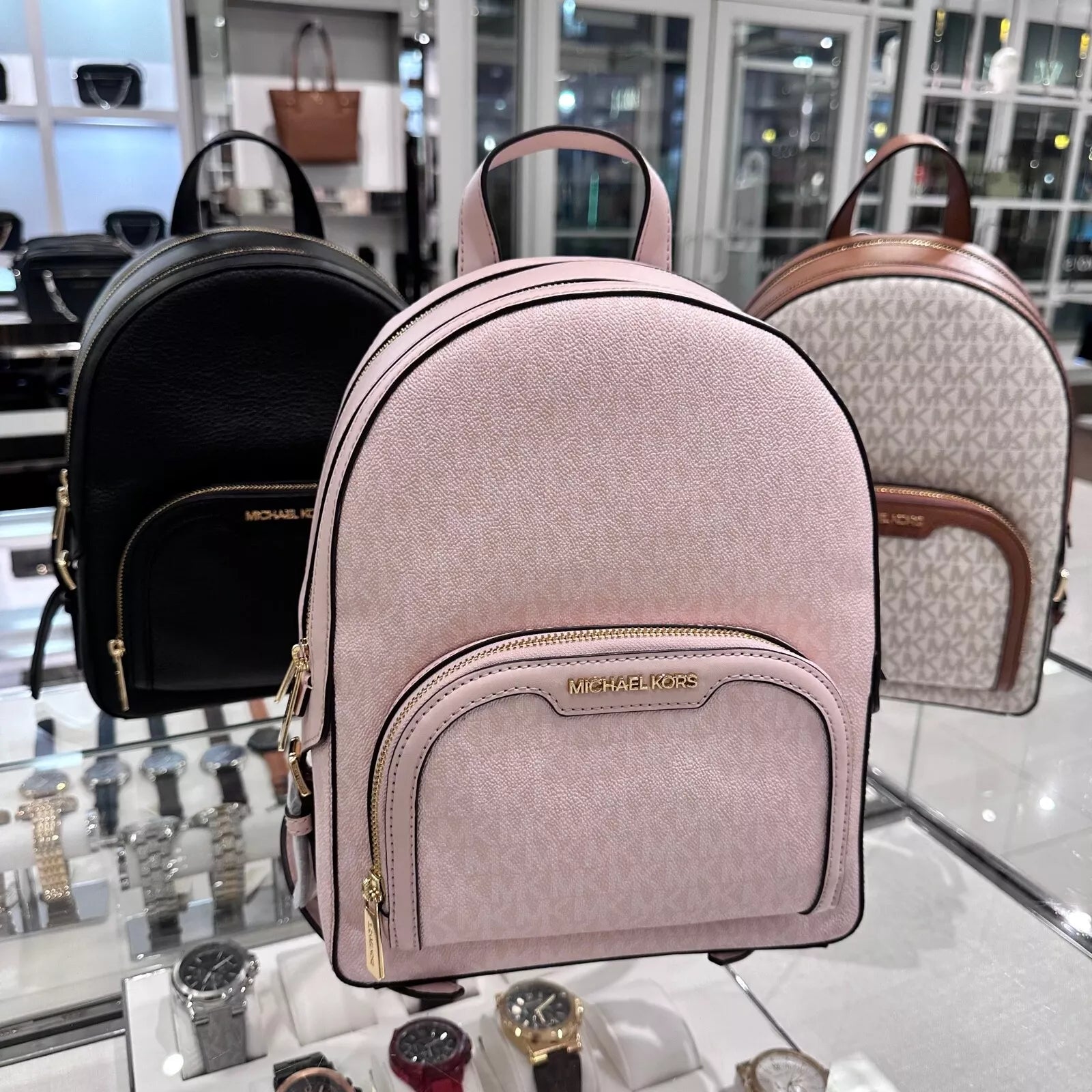Jaycee Medium Zip Backpack — Multiple Colors