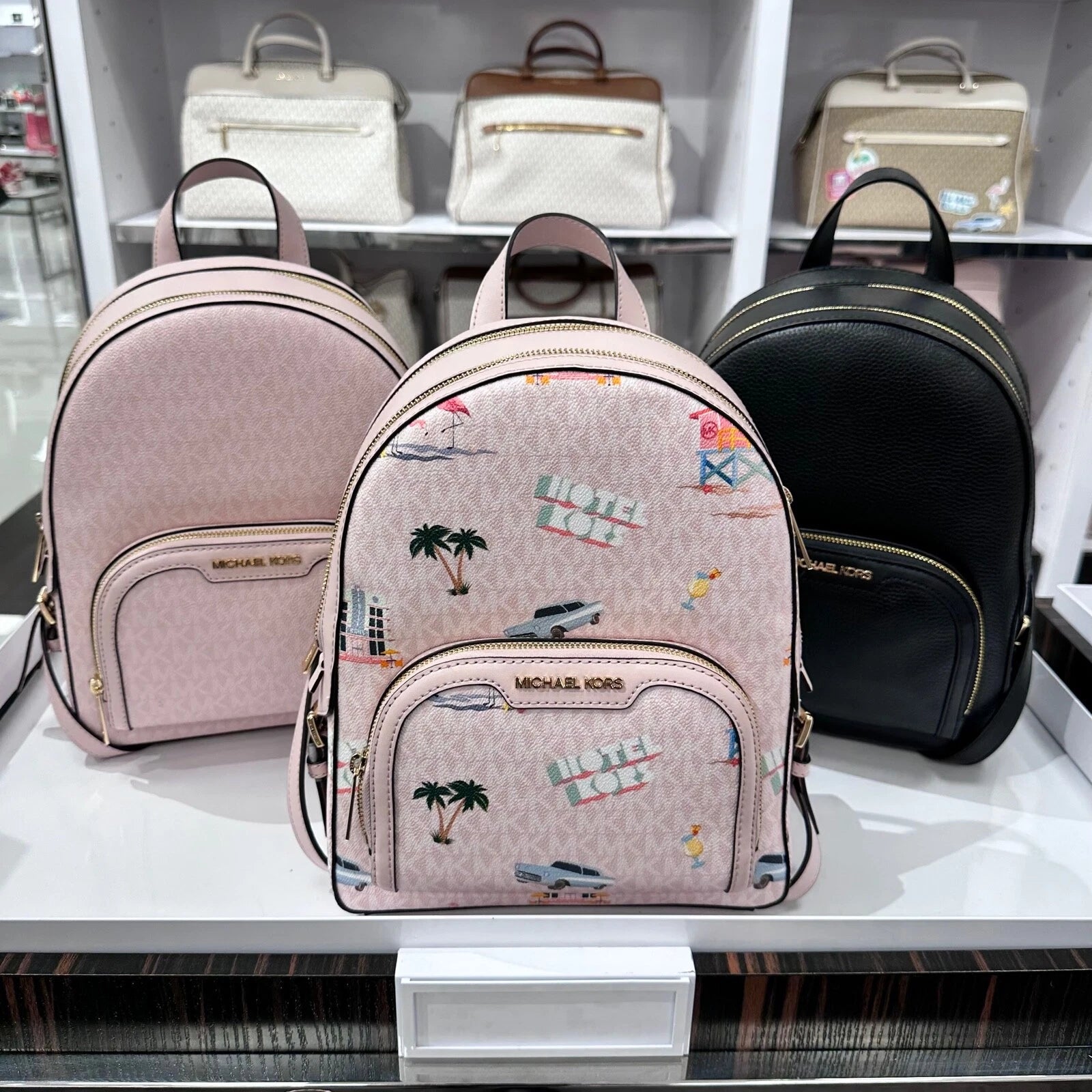 Jaycee Medium Zip Backpack — Multiple Colors