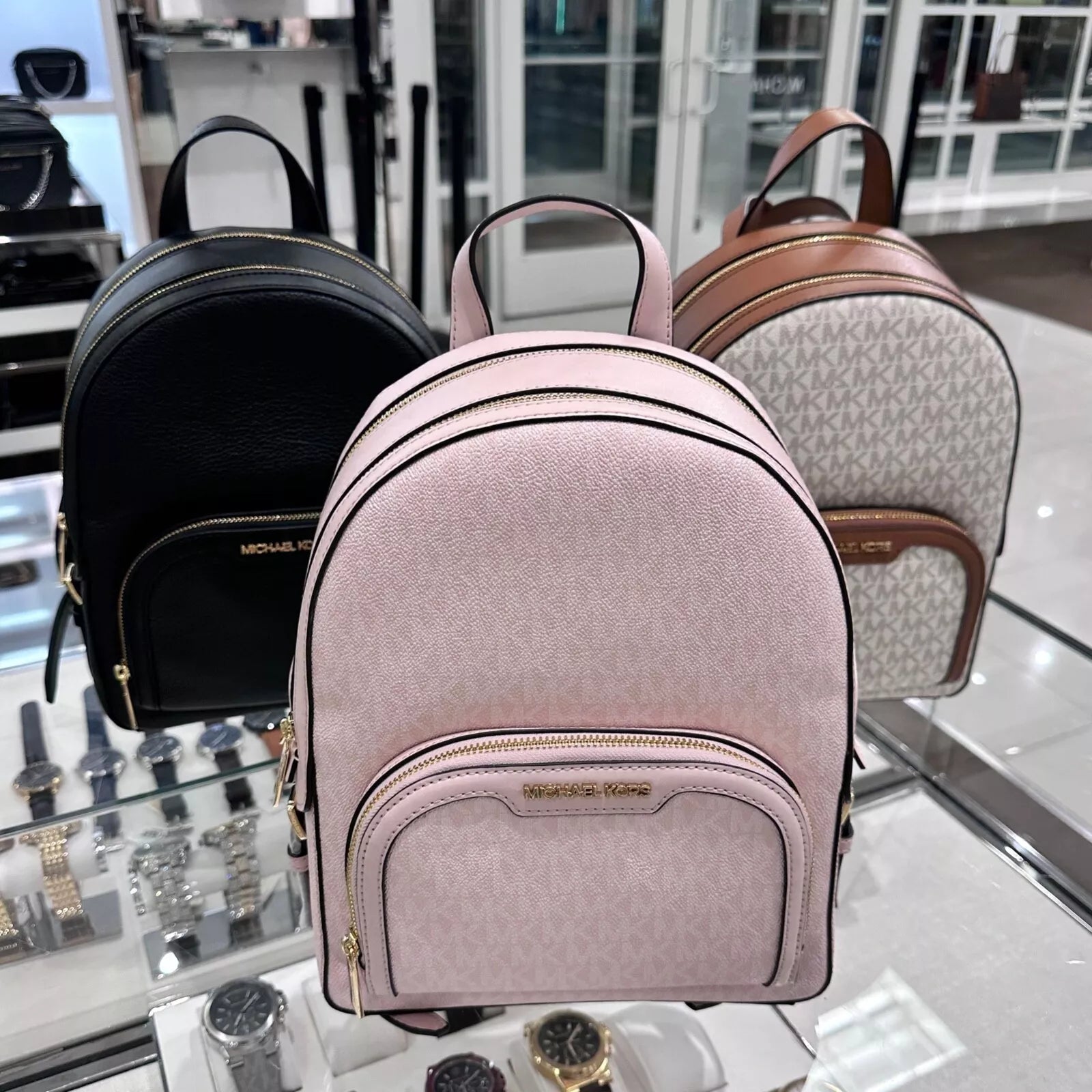 Jaycee Medium Zip Backpack — Multiple Colors