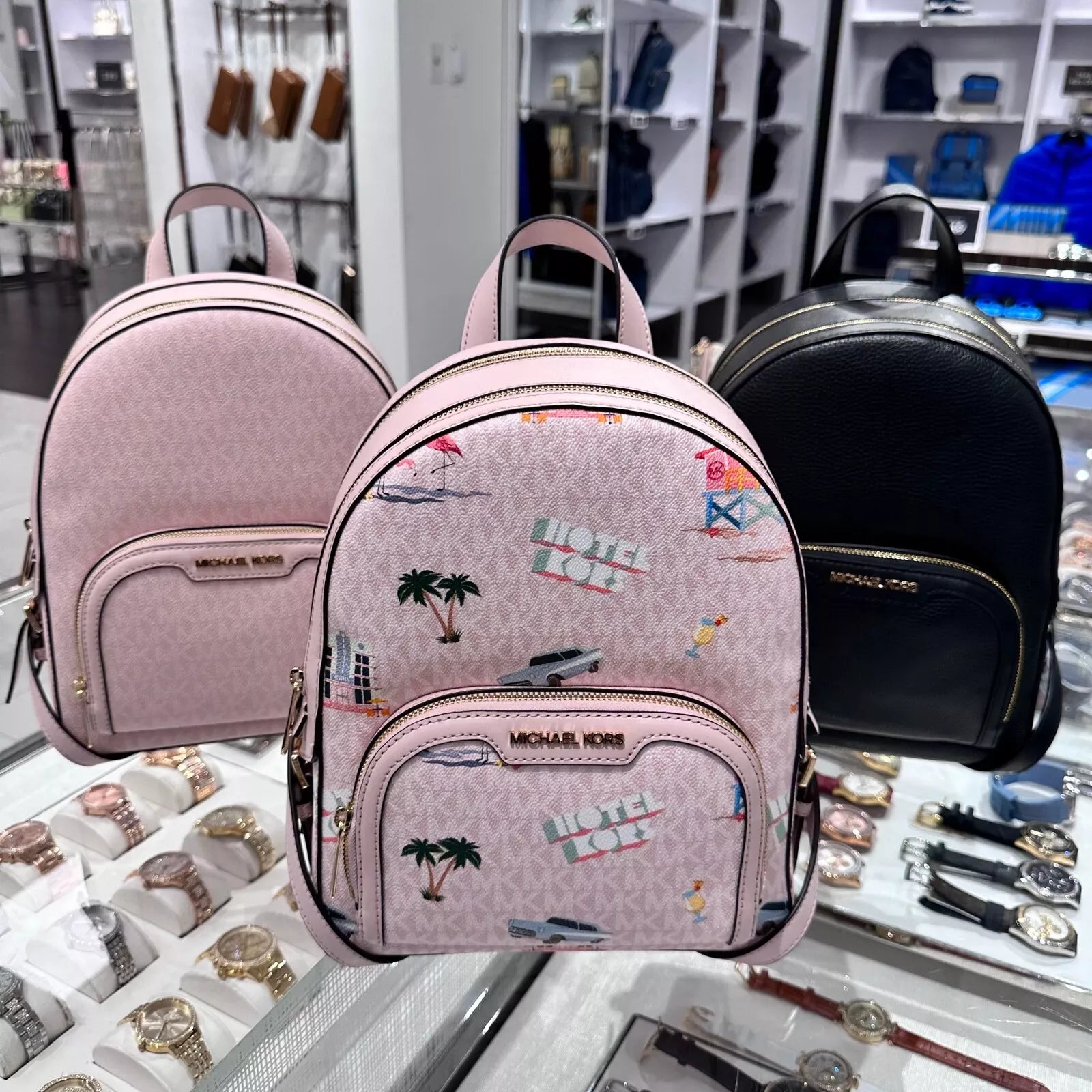 Jaycee Medium Zip Backpack — Multiple Colors