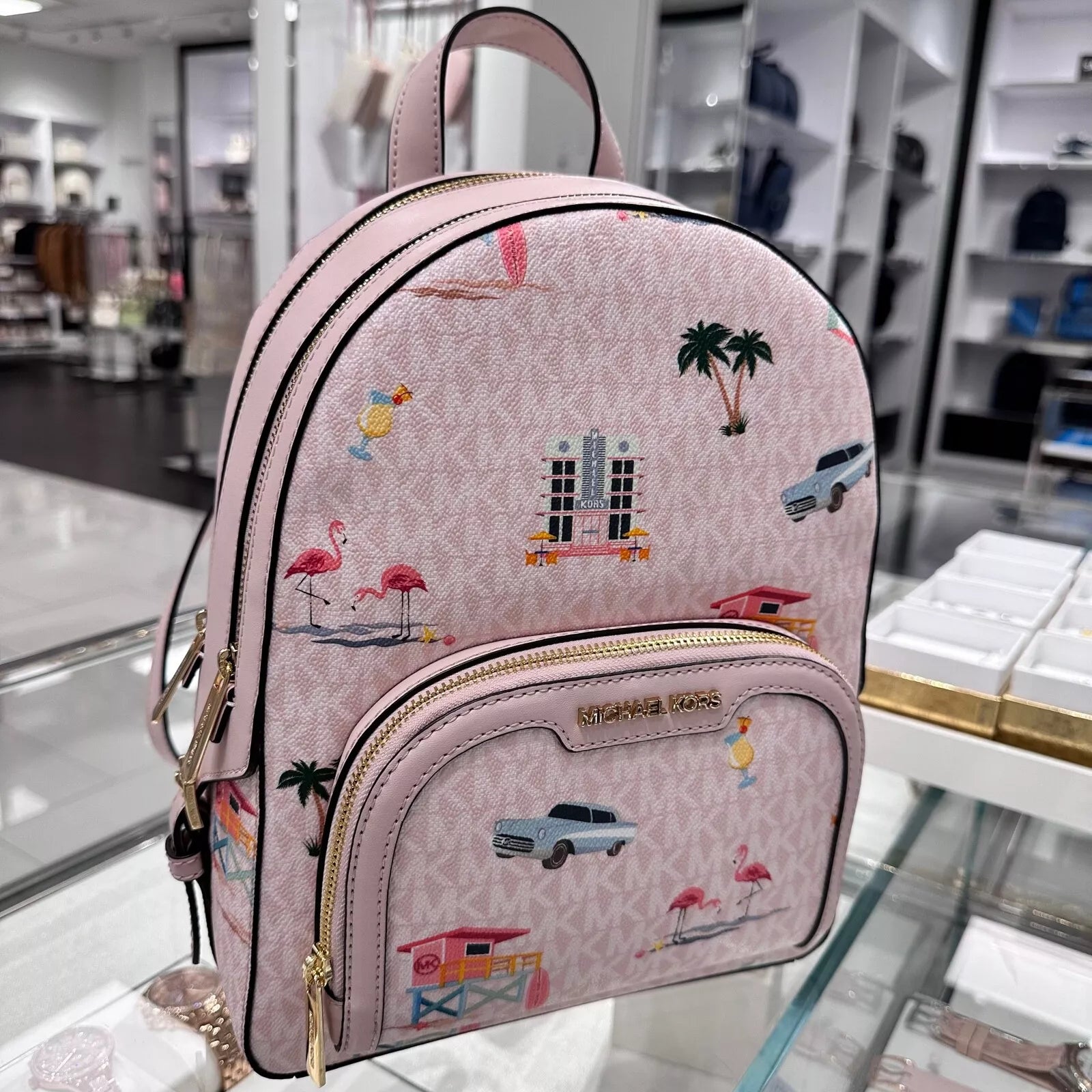 Jaycee Medium Zip Backpack — Multiple Colors