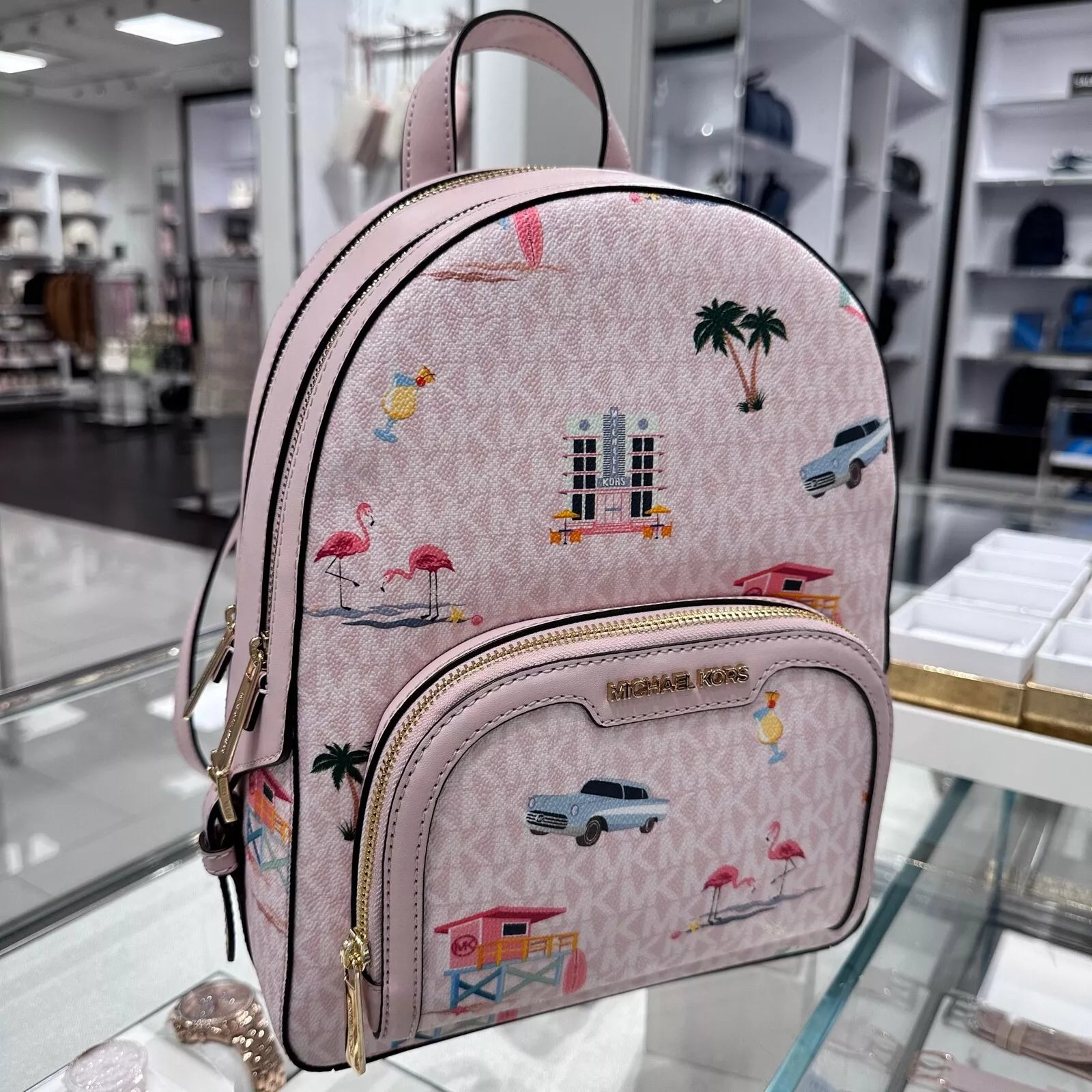 Jaycee Medium Zip Backpack — Multiple Colors