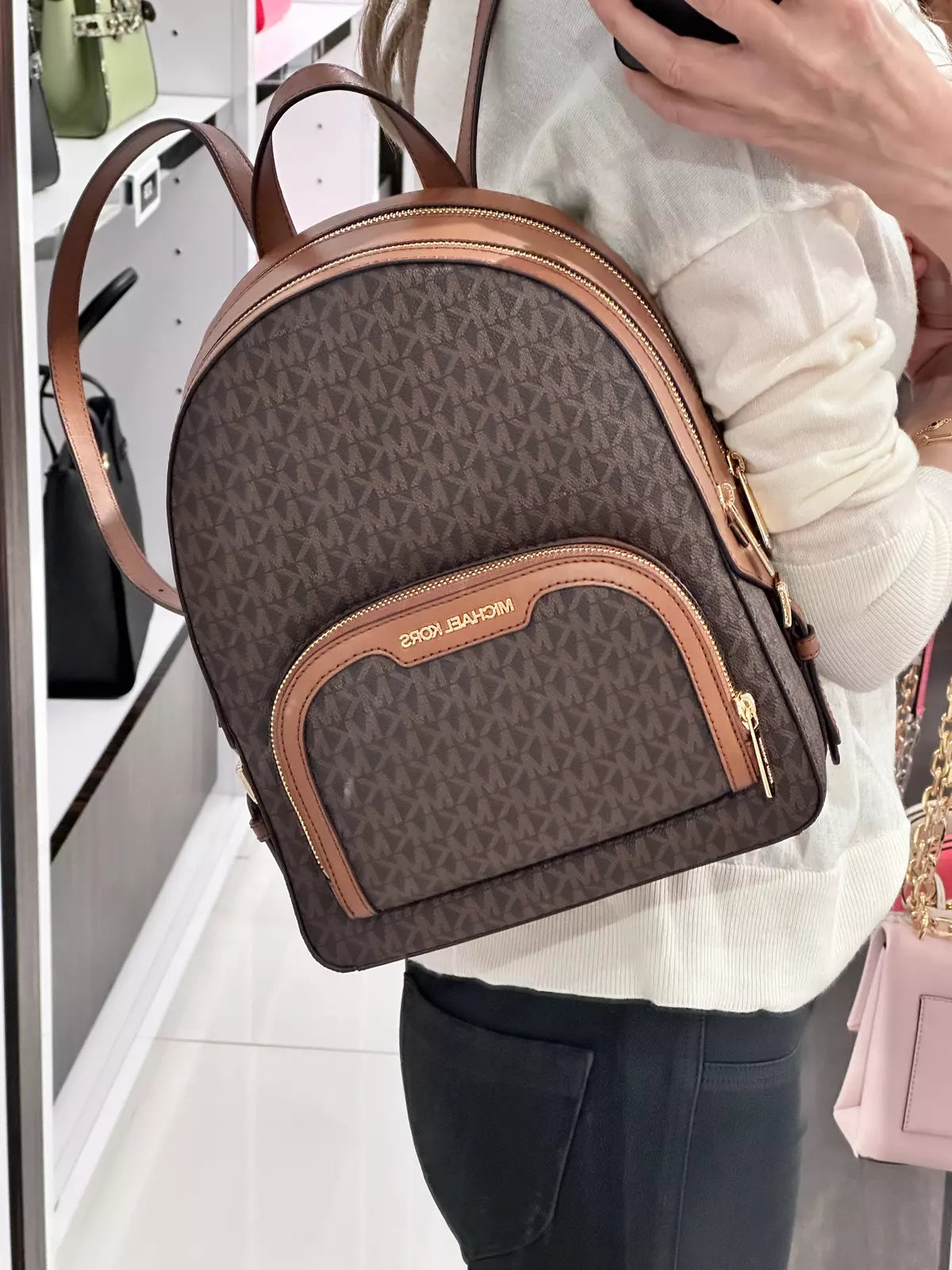 Jaycee Medium Zip Backpack — Multiple Colors