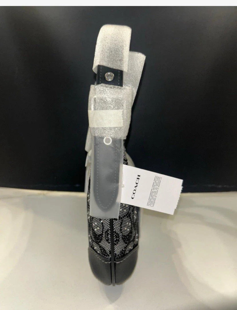 Coach Hampton Crystal Signature Jacquard Hobo Bag