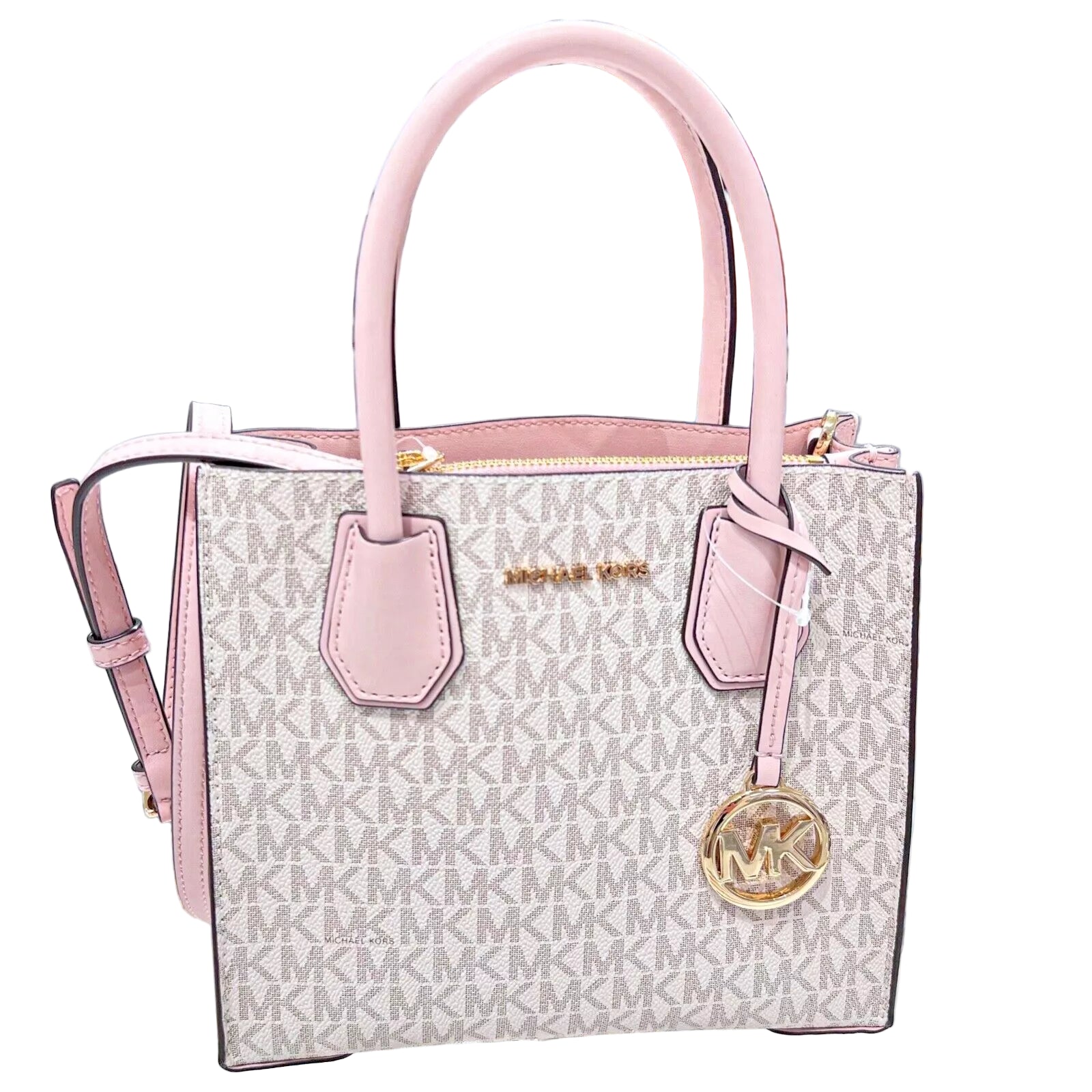 Mercer Medium Messenger Crossbody — Powder Blush