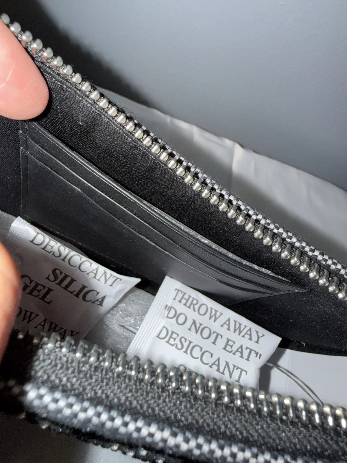 Coach crystal swinger bag. Black with silver hardware.