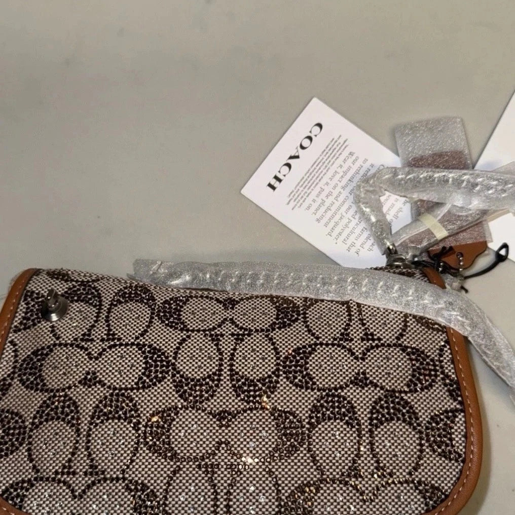 Coach crystal swinger bag