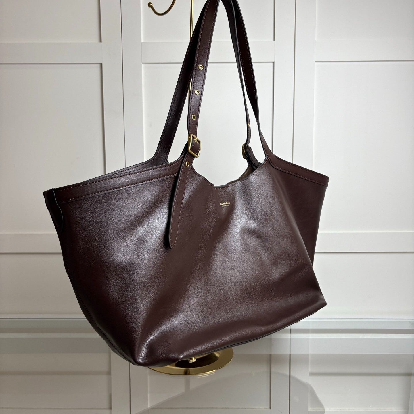 COACH Gramercy Tote Maple CAM00 Outlet NEW