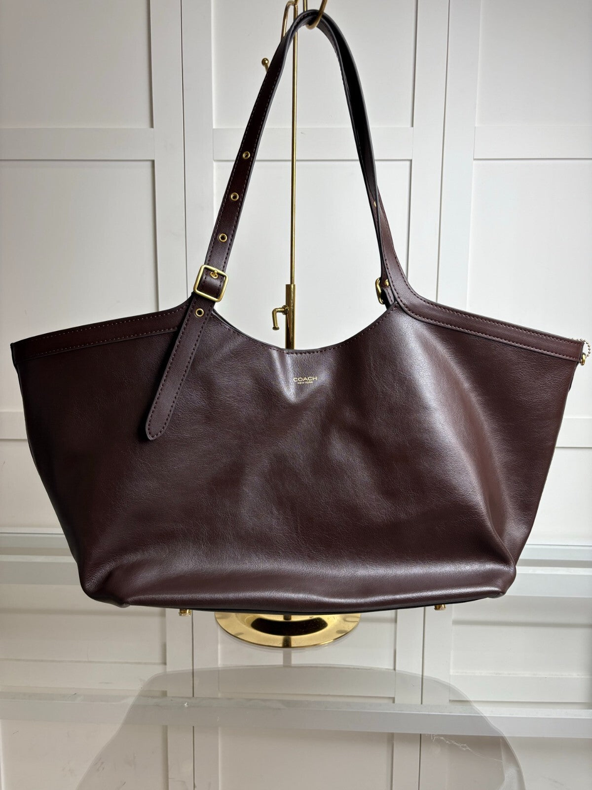 COACH Gramercy Tote Maple CAM00 Outlet NEW