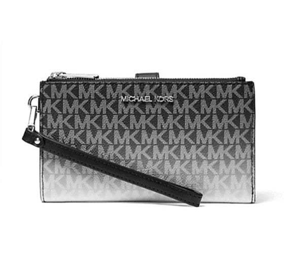Michael Kors MK Jet Set Travel Double Zip Phone Wristlet Wallet
