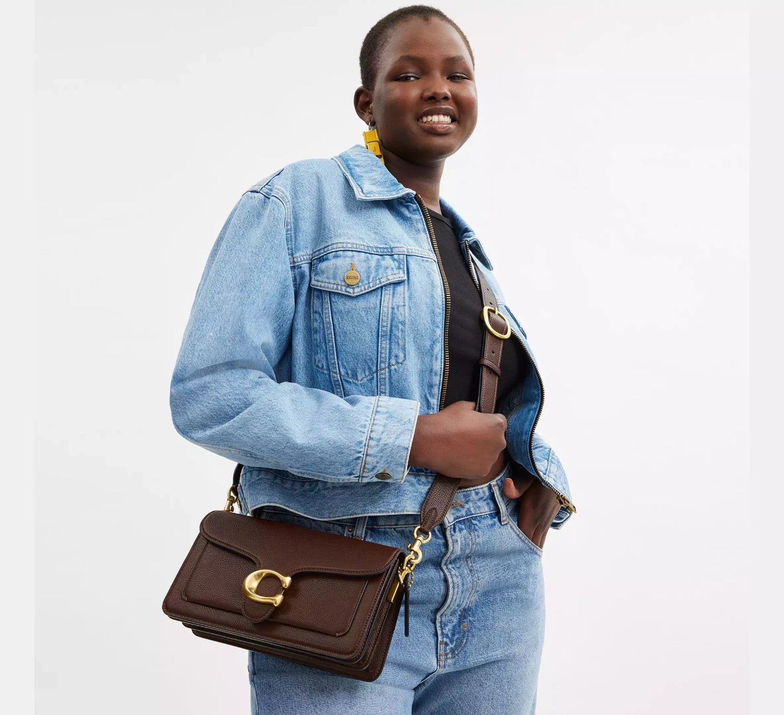 COACH  Tabby Shoulder Bag 26 CH857  Brass/Maple Outlet NEW