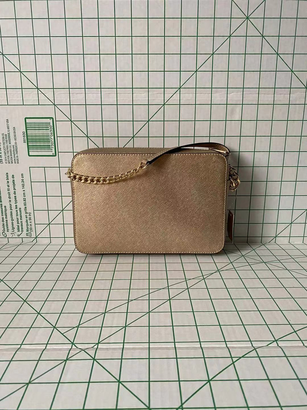 Michael Kors Jet Set Large East West Crossbody Signature Leather Bag Handbag