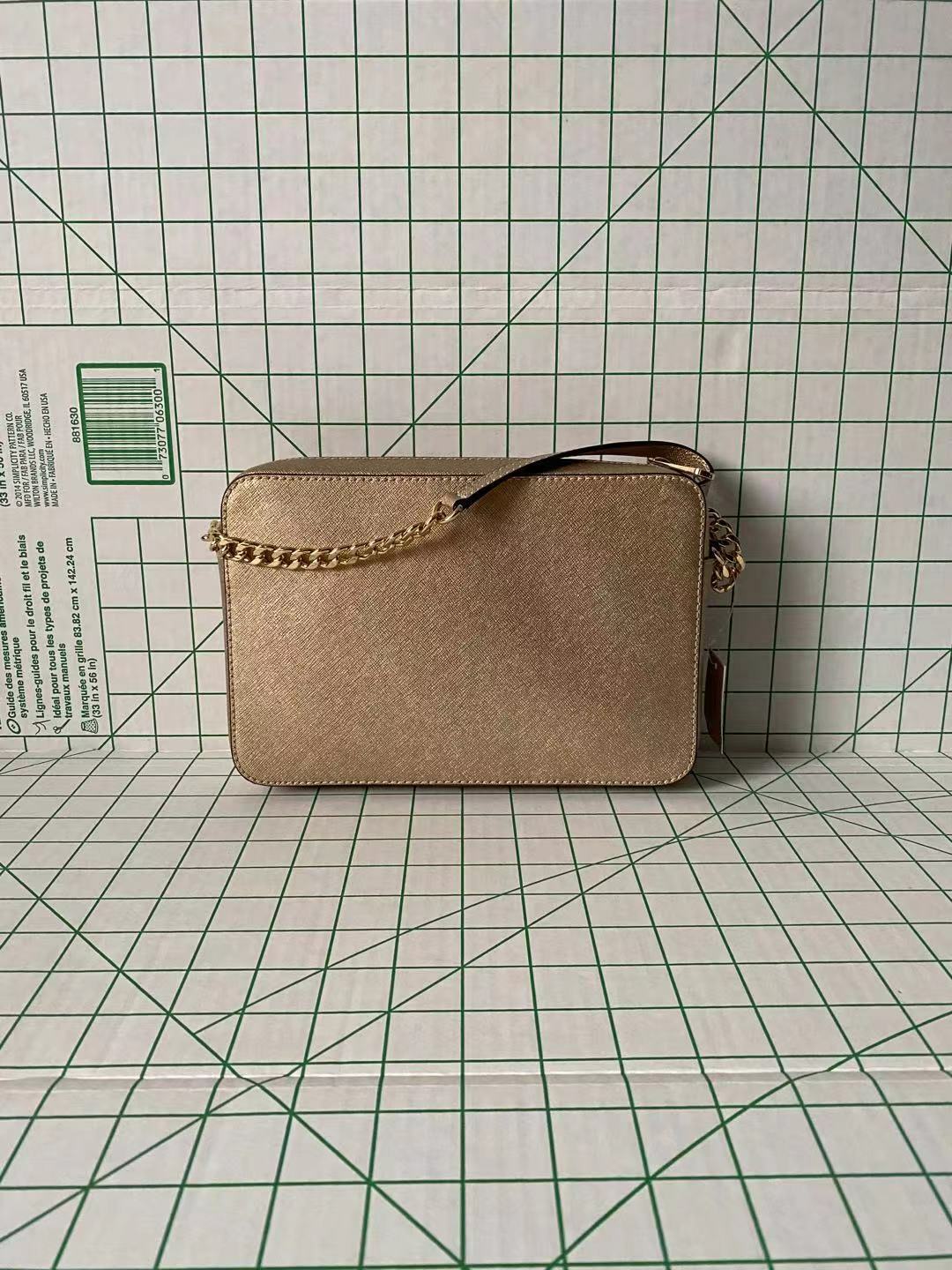 Michael Kors Jet Set Large East West Crossbody Signature Leather Bag Handbag
