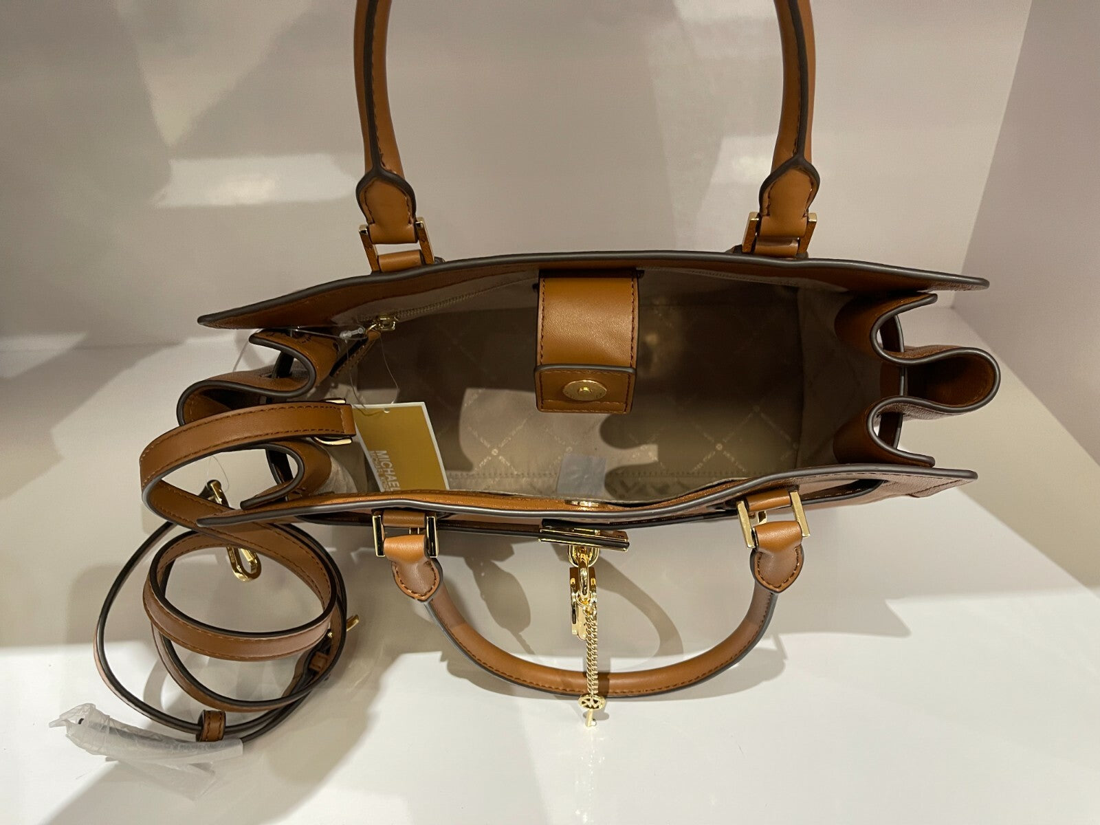 MICHAEL KORS HAMILTON MEDIUM SATCHEL SHOULDER CROSSBODY BAG