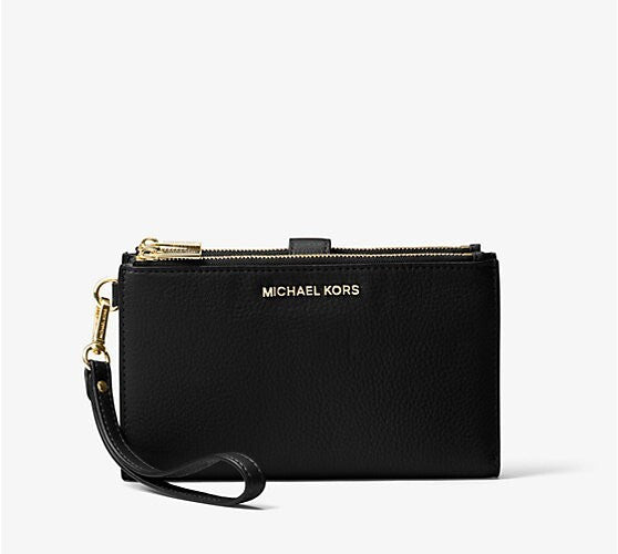 Michael Kors MK Jet Set Travel Double Zip Phone Wristlet Wallet