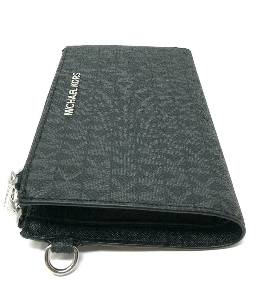 Michael Kors MK Jet Set Travel Double Zip Phone Wristlet Wallet