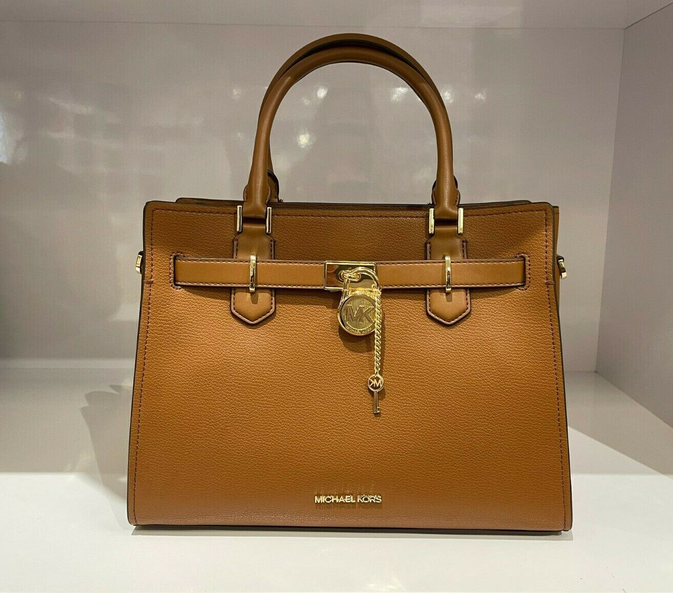 MICHAEL KORS HAMILTON MEDIUM SATCHEL SHOULDER CROSSBODY BAG