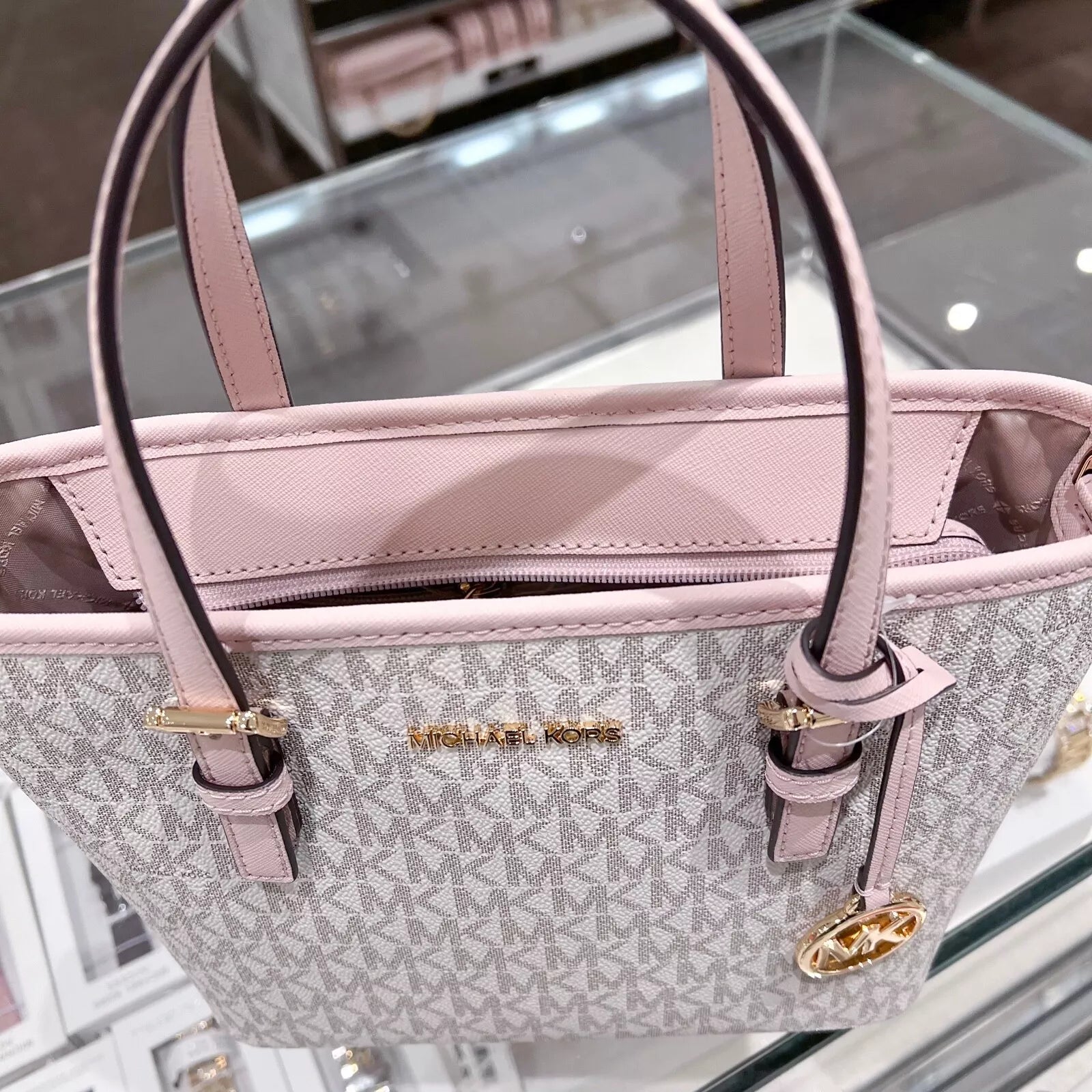 Jet Set Travel XS Carryall — Powder Blush