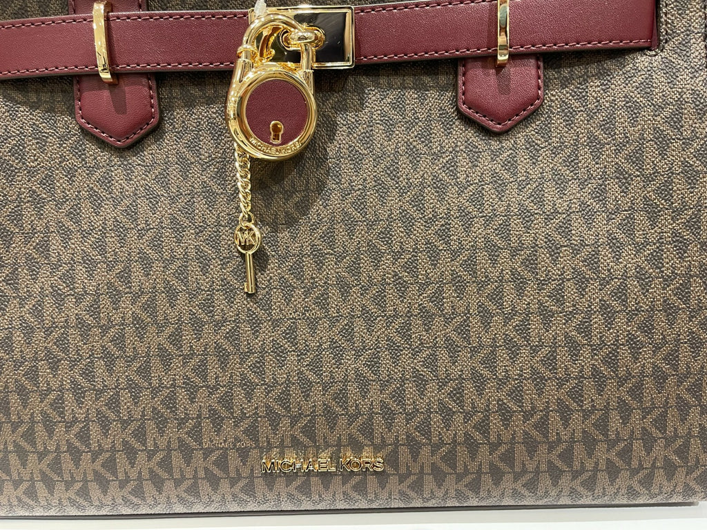 MICHAEL KORS HAMILTON MEDIUM SATCHEL SHOULDER CROSSBODY BAG
