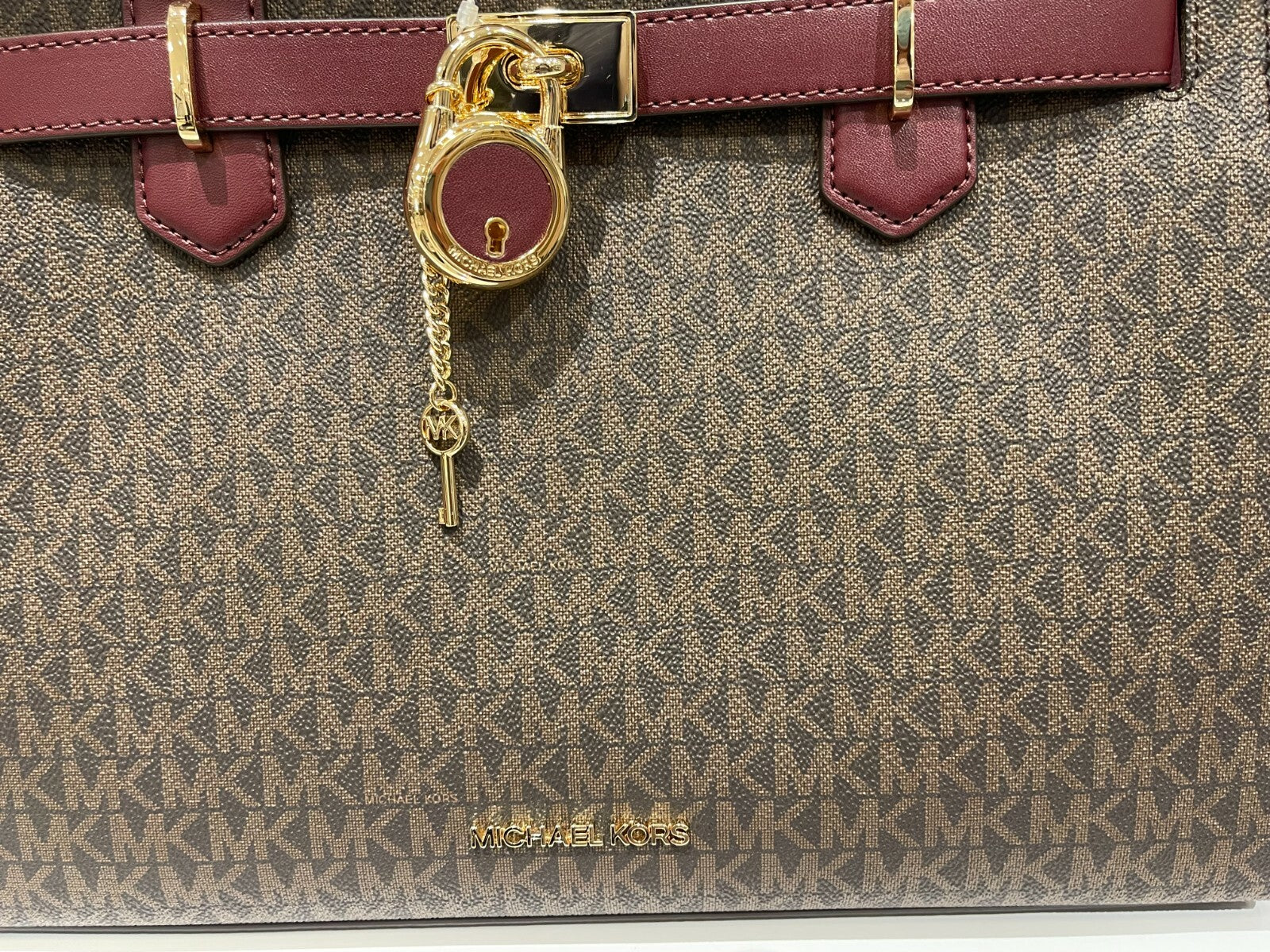 MICHAEL KORS HAMILTON MEDIUM SATCHEL SHOULDER CROSSBODY BAG