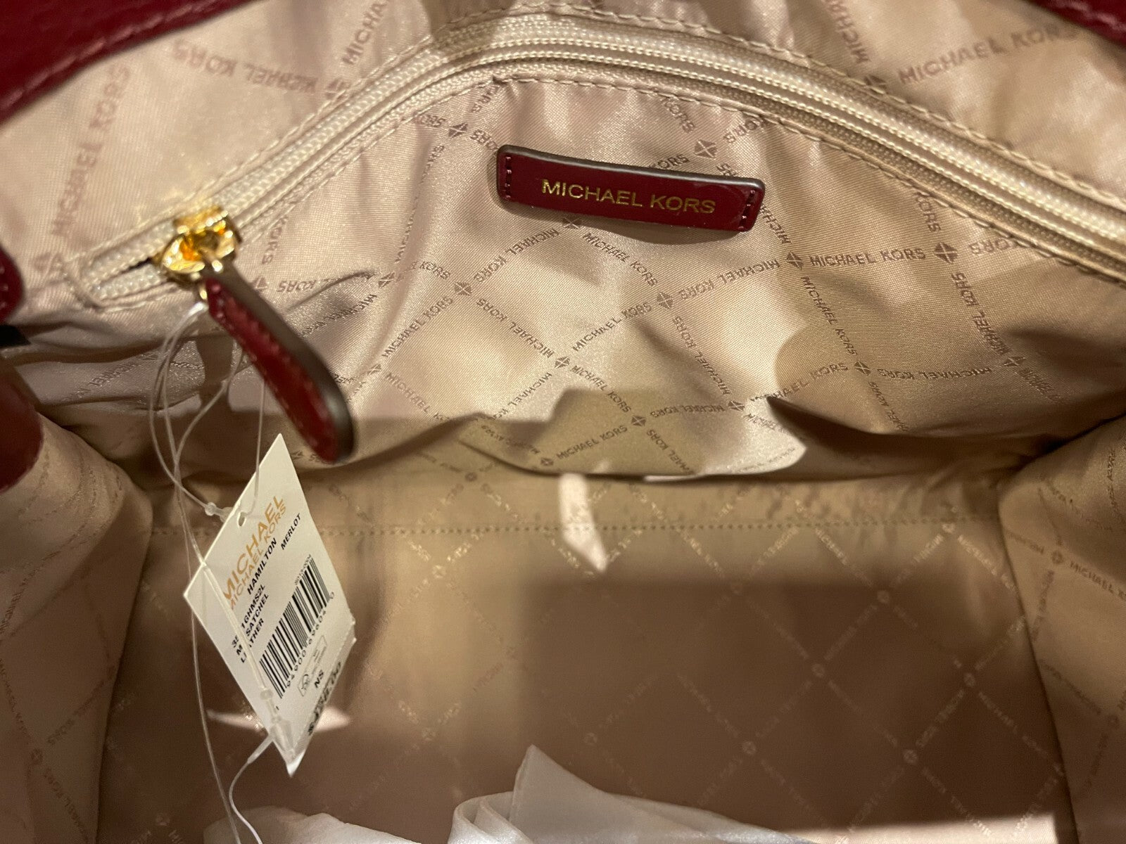 MICHAEL KORS HAMILTON MEDIUM SATCHEL SHOULDER CROSSBODY BAG