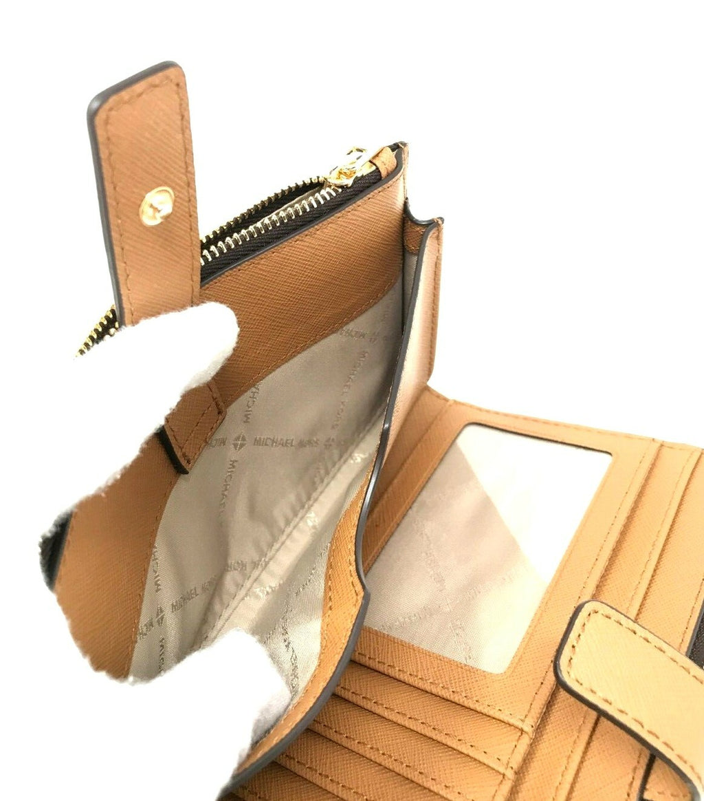 Michael Kors MK Jet Set Travel Double Zip Phone Wristlet Wallet