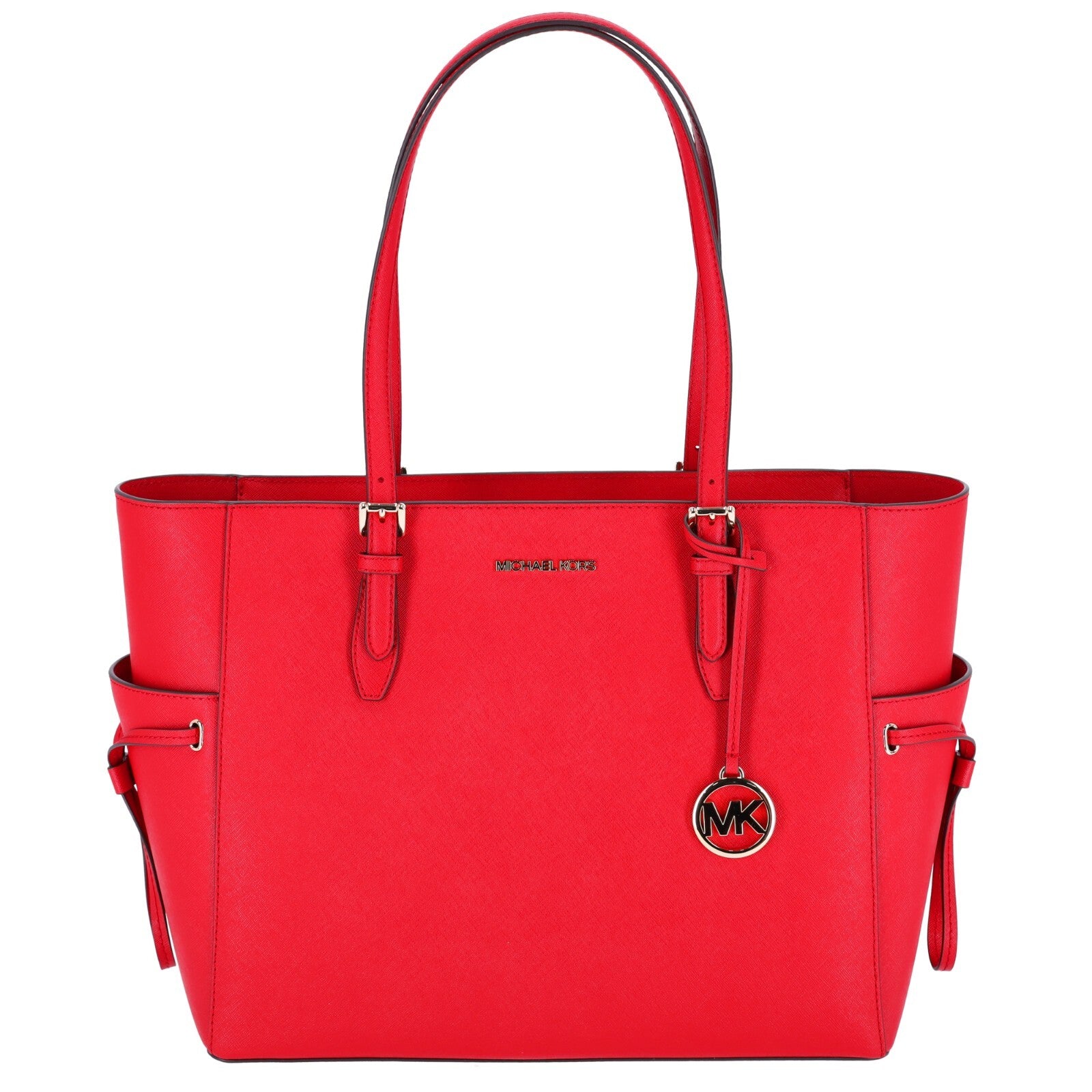 Michael Kors Gilly Jet Set Travel Large Drawstring Top Zip Tote Signature MK