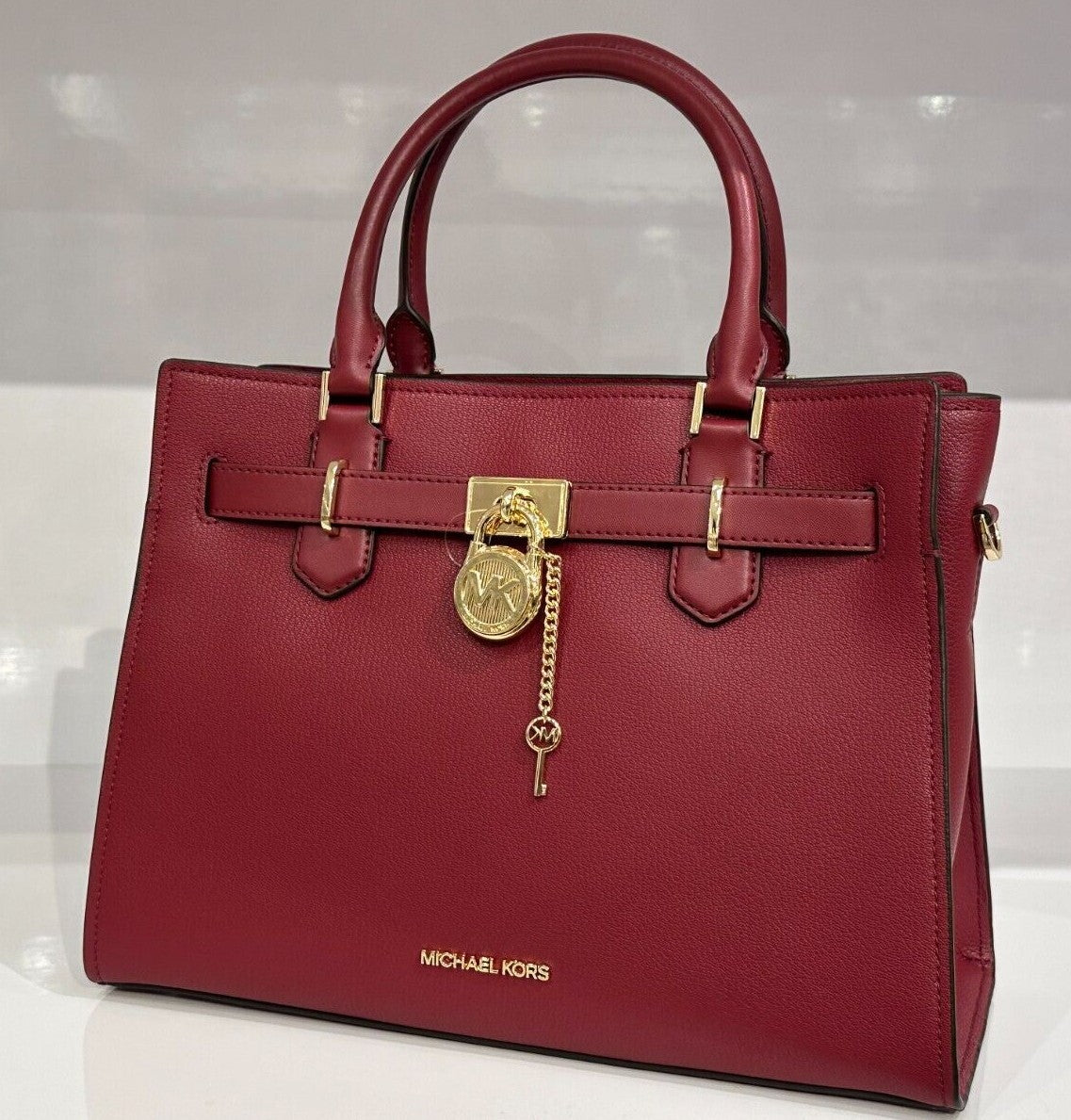 MICHAEL KORS HAMILTON MEDIUM SATCHEL SHOULDER CROSSBODY BAG
