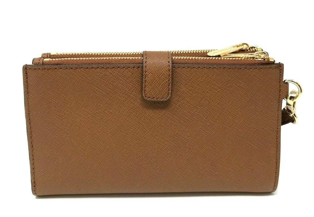 Michael Kors MK Jet Set Travel Double Zip Phone Wristlet Wallet