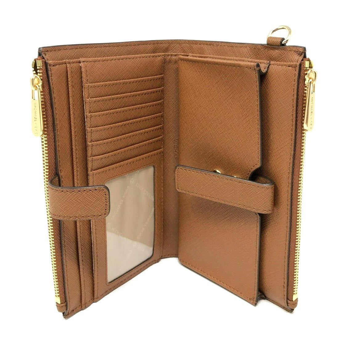 Michael Kors MK Jet Set Travel Double Zip Phone Wristlet Wallet