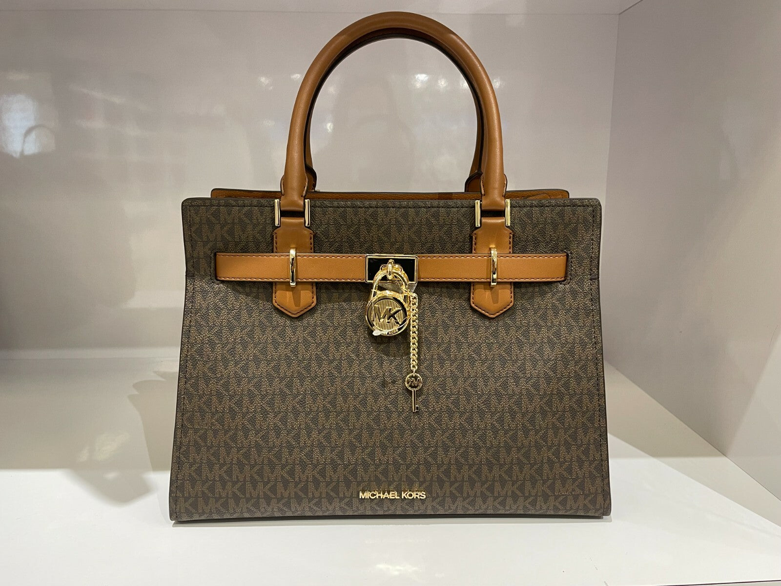 MICHAEL KORS HAMILTON MEDIUM SATCHEL SHOULDER CROSSBODY BAG