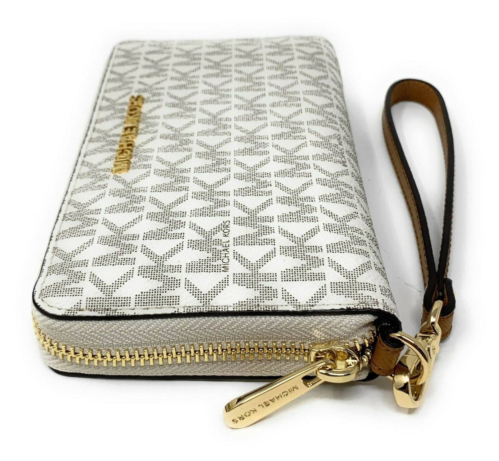 Michael Kors Travel Large Flat MF Phone Case Wristlet Women Wallet