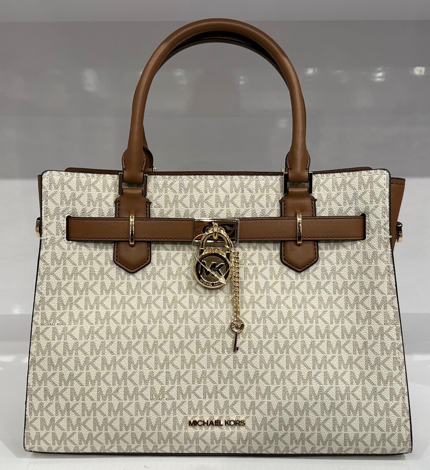 MICHAEL KORS HAMILTON MEDIUM SATCHEL SHOULDER CROSSBODY BAG