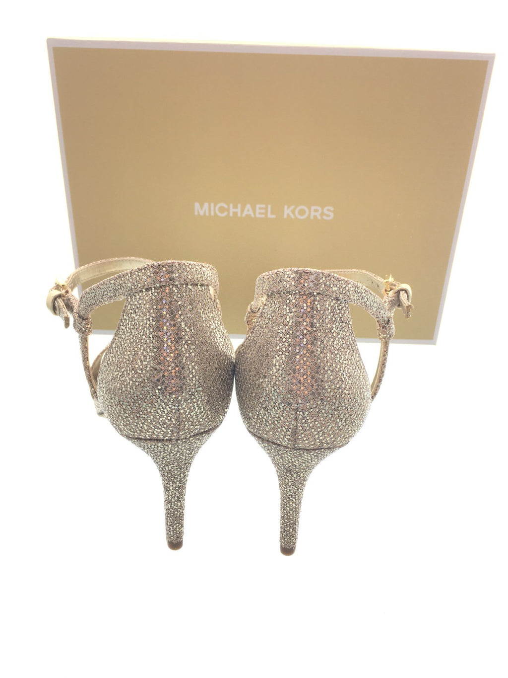 Michael Kors Simone Mid Sandal, Women's Leather Special Occasion 3.5" Pump Heels